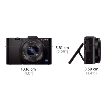 RX100 II Digital Compact Camera with 3.6x Optical Zoom, , hi-res
