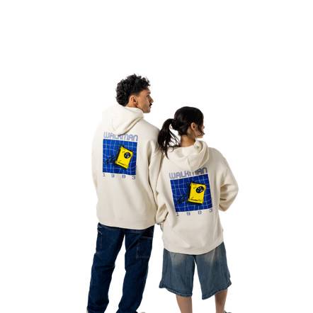 WM-F5 WALKMAN HOODIE ECRU (LARGE), , hi-res