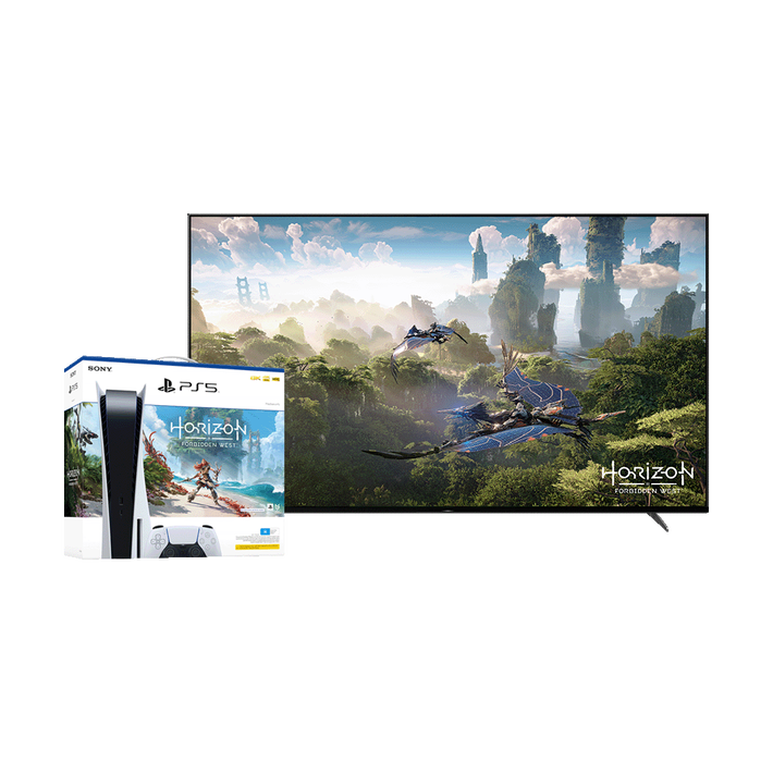 65&rdquo; X90K Full Array LED TV with PlayStation 5 Horizon Forbidden West Console Bundle, , product-image