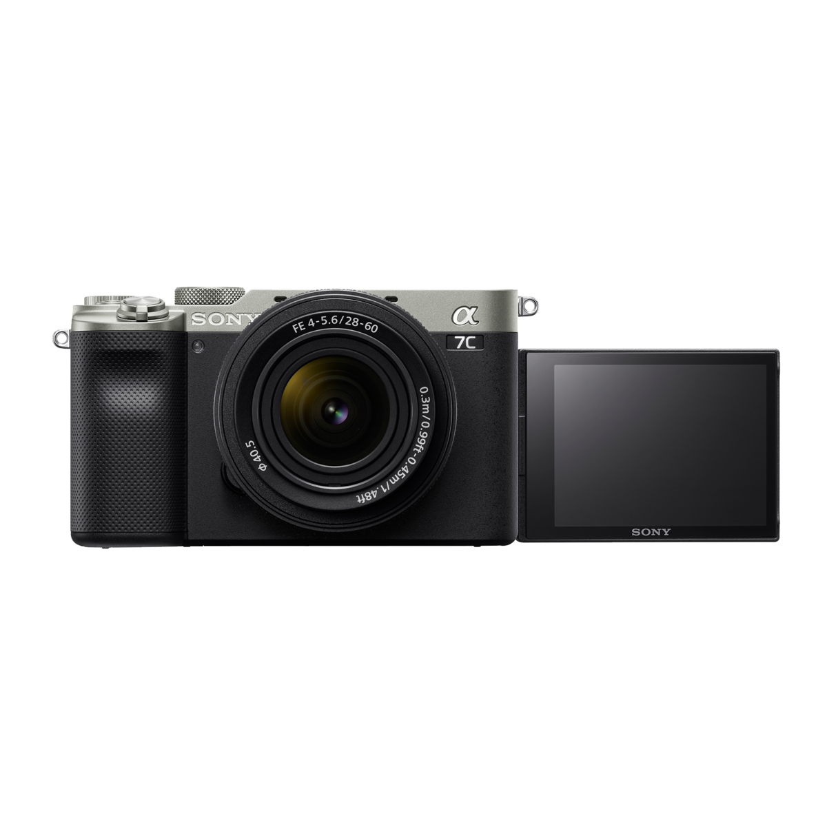 Alpha 7C - Compact Digital E-Mount Camera with 35mm Full Frame Image Sensor (Silver - Body only), , product-image