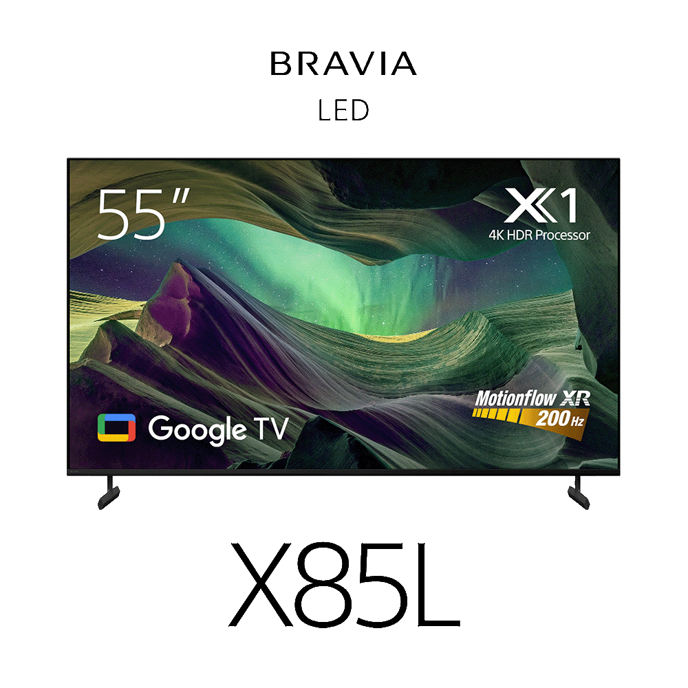 55" X85L | Full Array LED | 4K Ultra HD | High Dynamic Range (HDR) | Smart TV (Google TV), , product-image