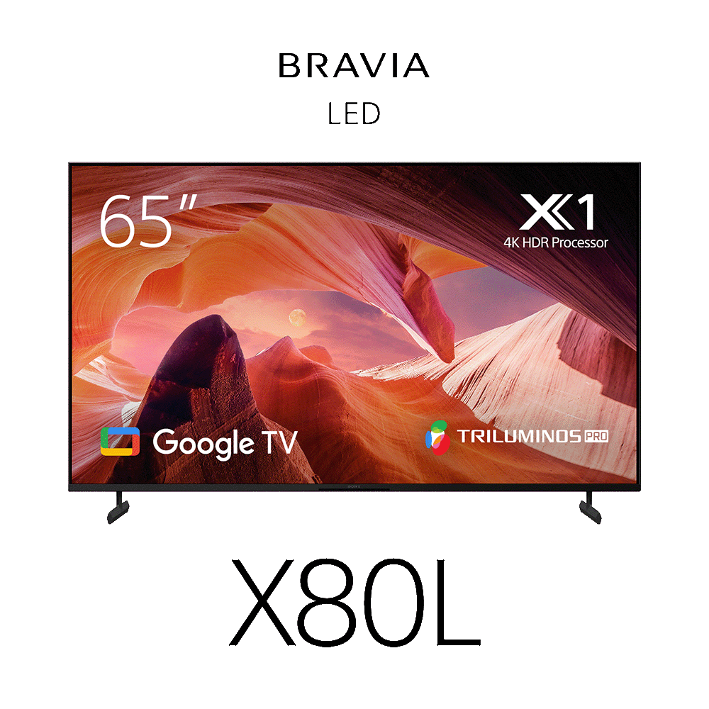 65" X80L / 4K Ultra HD / High Dynamic Range (HDR) / Smart TV (Google TV), , product-image