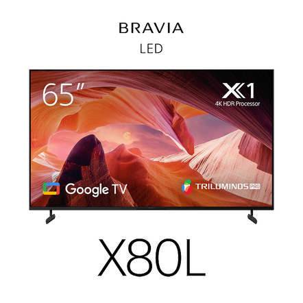 65" X80L / 4K Ultra HD / High Dynamic Range (HDR) / Smart TV (Google TV), , hi-res