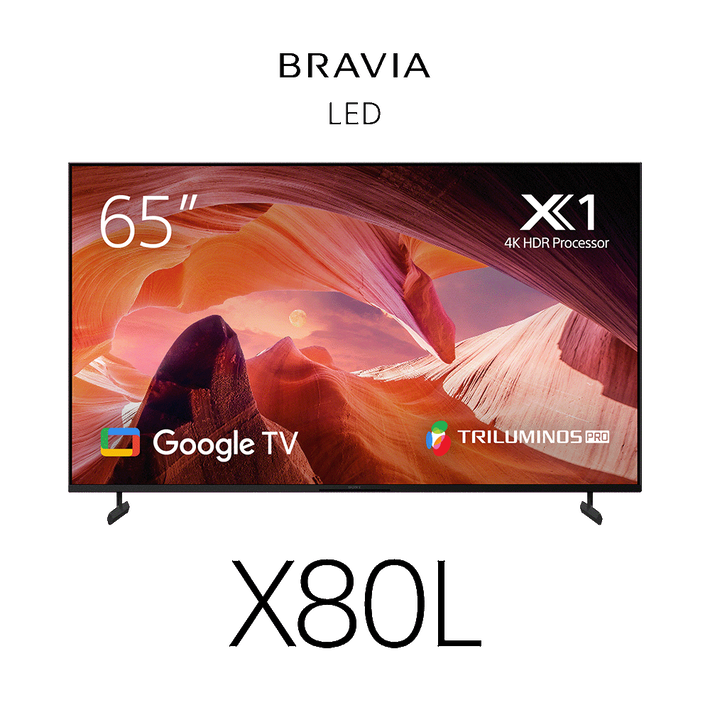 65" X80L / 4K Ultra HD / High Dynamic Range (HDR) / Smart TV (Google TV), , product-image