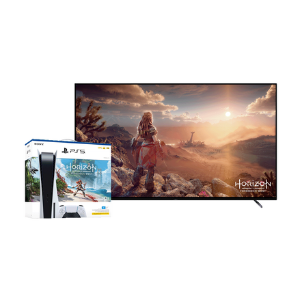 65&rdquo; A80K OLED TV with PlayStation 5 Horizon Forbidden West Console Bundle, , hi-res