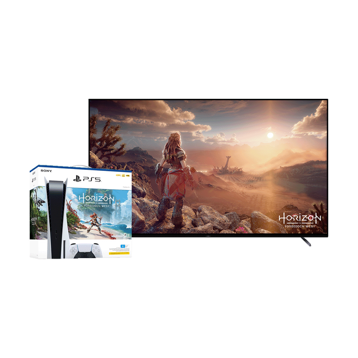 65&rdquo; A80K OLED TV with PlayStation 5 Horizon Forbidden West Console Bundle, , product-image