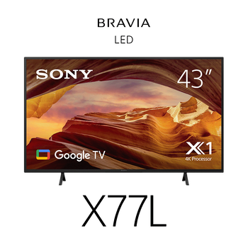 43" X77L | 4K Ultra HD | High Dynamic Range (HDR) | Smart TV (Google TV), , hi-res