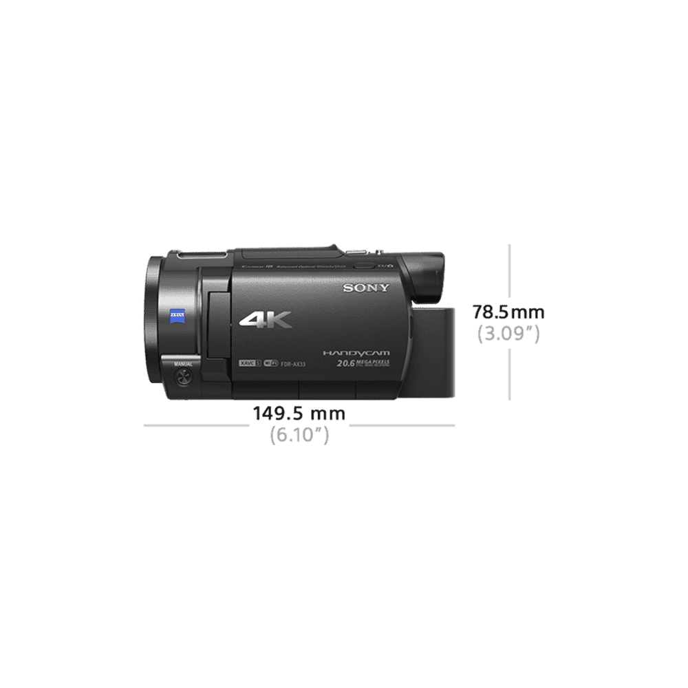 AX33 4K Handycam with Exmor R CMOS sensor, , product-image