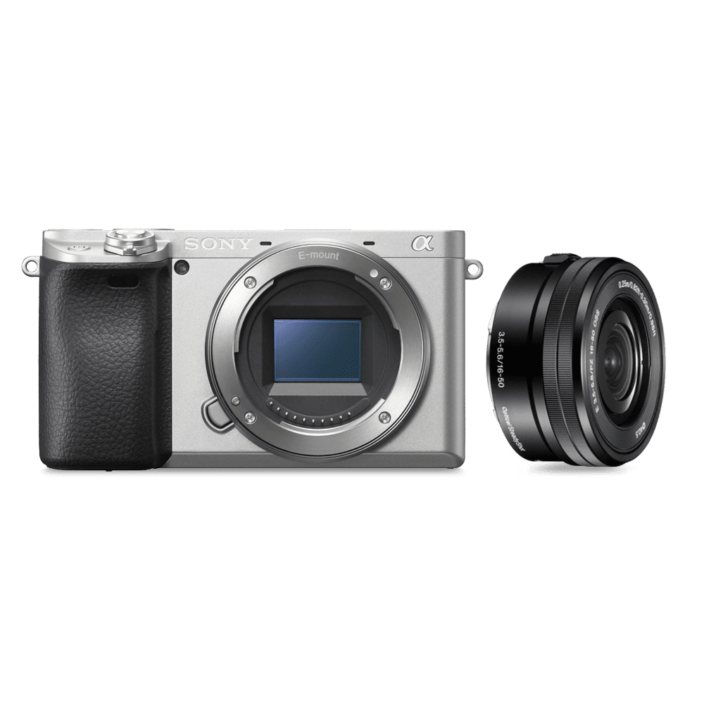 Alpha 6400 Premium Digital E-mount APS-C Camera Kit with 16-50mm Lens (Silver), , product-image
