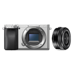 Alpha 6400 Premium Digital E-mount APS-C Camera Kit with 16-50mm Lens (Silver), , hi-res