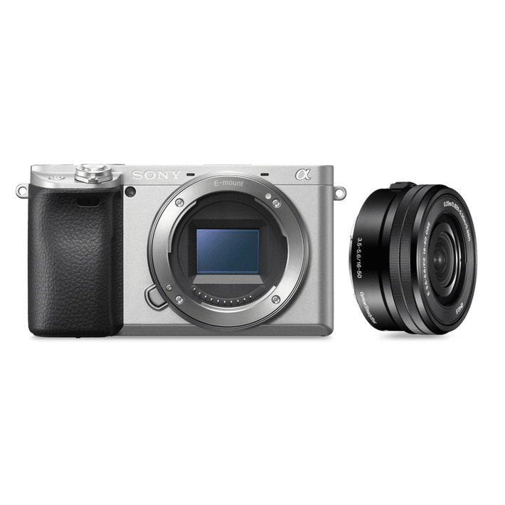 Alpha 6400 Premium Digital E-mount APS-C Camera Kit with 16-50mm Lens (Silver), , product-image