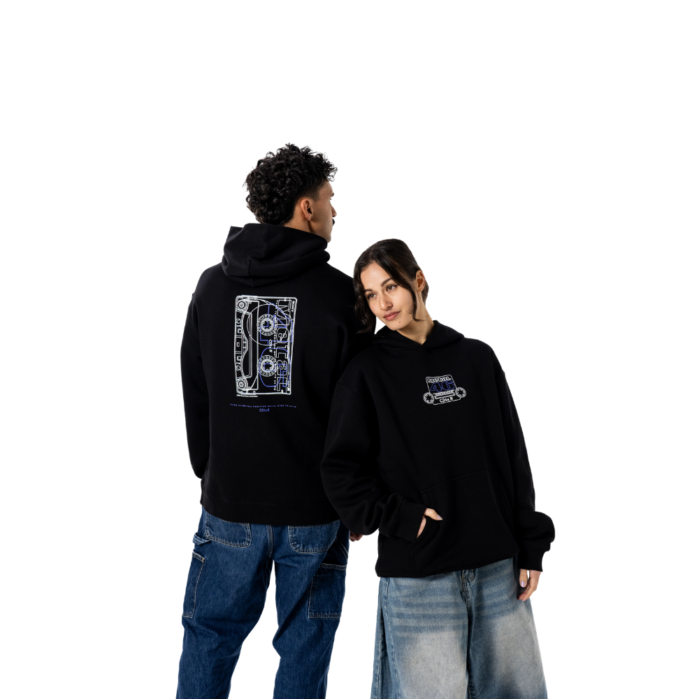CDIXIV CASSETTE HOODIE BLACK (MEDIUM), , product-image