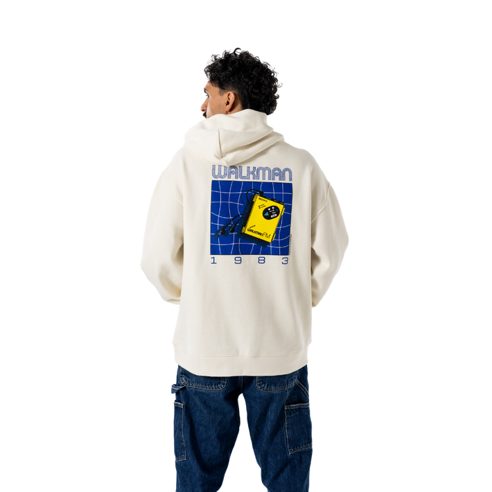 WM-F5 WALKMAN HOODIE ECRU (LARGE), , product-image