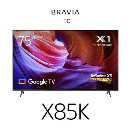 75" X85K / 4K Ultra HD / High Dynamic Range (HDR) / Smart TV (Google TV), , hi-res