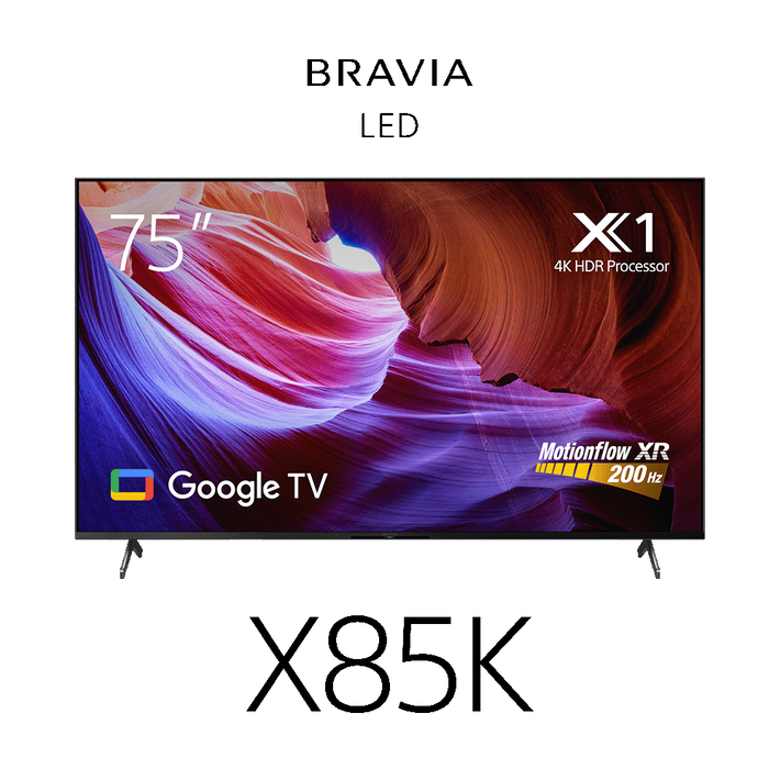 75" X85K / 4K Ultra HD / High Dynamic Range (HDR) / Smart TV (Google TV), , product-image