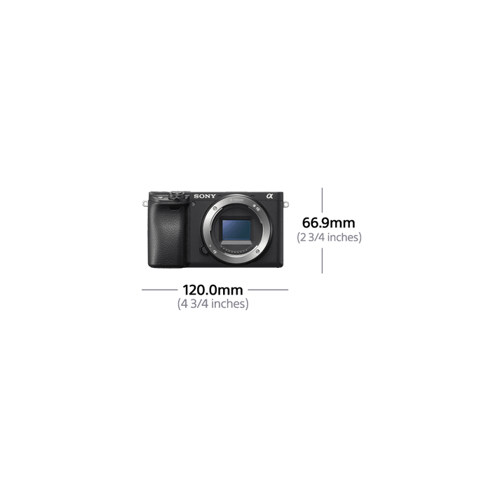 Alpha 6400 Premium Digital E-mount APS-C Camera Kit with 16-50mm Lens (Silver), , product-image