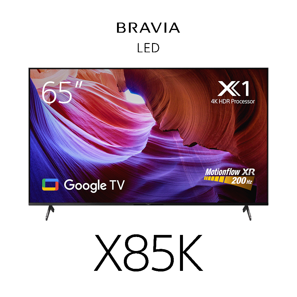 65" X85K / 4K Ultra HD / High Dynamic Range (HDR) / Smart TV (Google TV), , product-image
