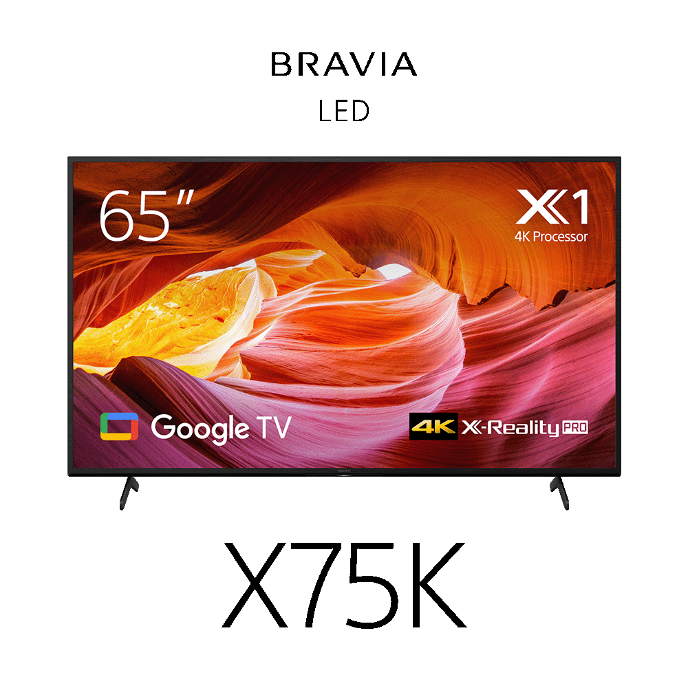 65" X75K | 4K Ultra HD | High Dynamic Range (HDR) | Smart TV (Google TV), , product-image
