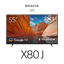 55" X80J / 4K Ultra HD / High Dynamic Range (HDR) / Smart TV (Google TV)