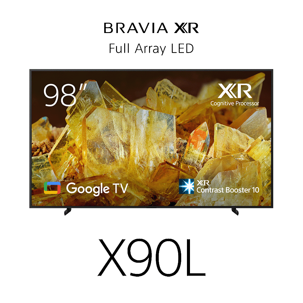 98" X90L | BRAVIA XR | Full Array LED | 4K Ultra HD | High Dynamic Range HDR | Smart TV (Google TV), , product-image