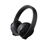 PlayStation4 Gold Wireless Stereo Headset (Black), , hi-res