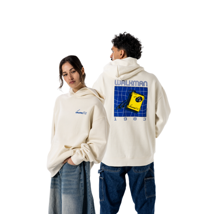 WM-F5 WALKMAN HOODIE ECRU (LARGE), , hi-res