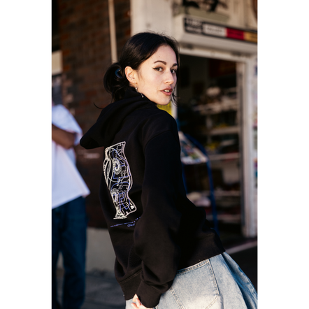 CDIXIV CASSETTE HOODIE BLACK (MEDIUM), , hi-res