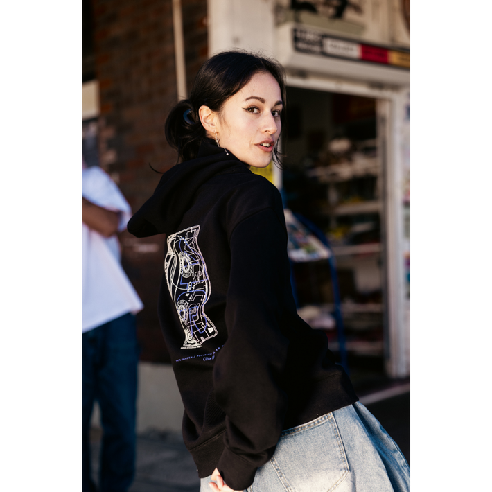 CDIXIV CASSETTE HOODIE BLACK (MEDIUM), , product-image