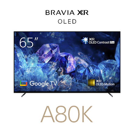 65" A80K / BRAVIA XR / OLED / 4K Ultra HD / High Dynamic Range (HDR) / Smart TV (Google TV), , hi-res