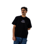 CDIXIV CASSETTE T-SHIRT BLACK (SMALL), , hi-res