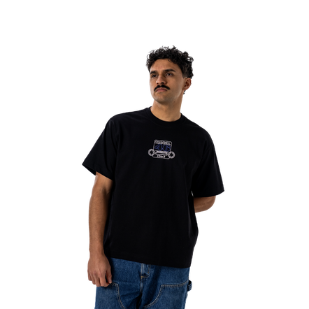 CDIXIV CASSETTE T-SHIRT BLACK (SMALL), , hi-res