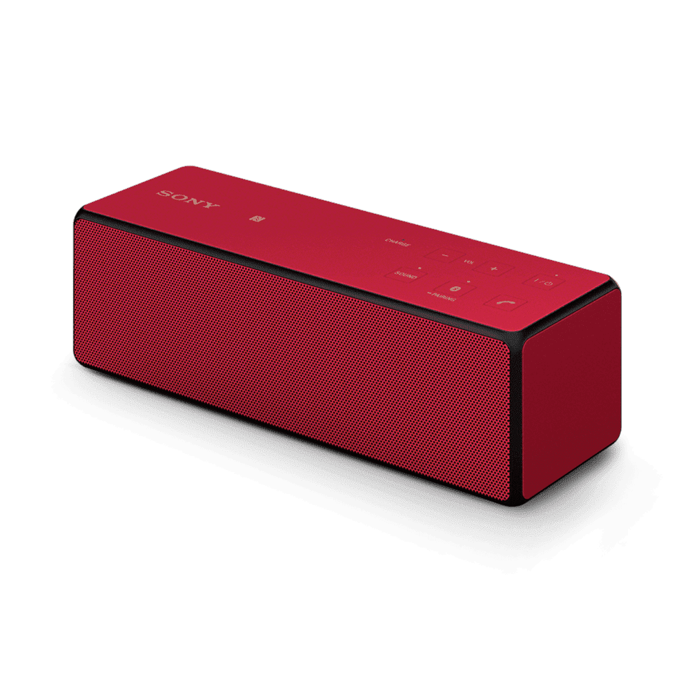 Portable Wireless Bass Speaker with Bluetooth (Red), , product-image