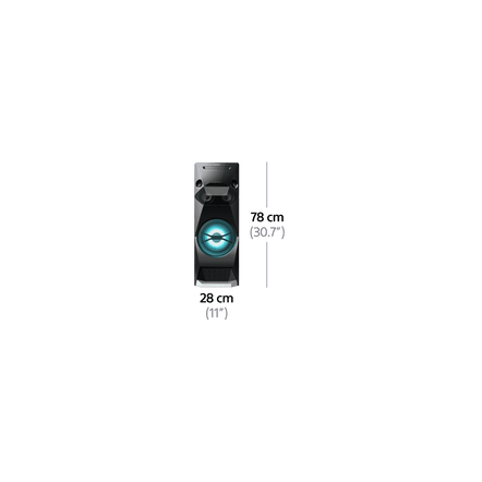 Floor Standing MUTEKI Mini Hi-Fi System with DVD Playback and Bluetooth, , hi-res
