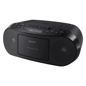 CD Radio Cassette Player (Black), , hi-res