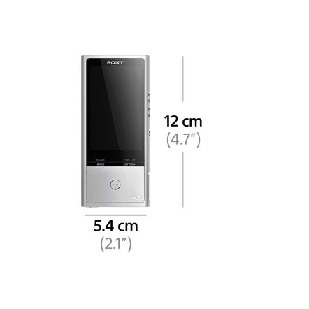 X Series High-Resolution Audio Player 128GB Walkman (Silver)