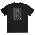 CDIXIV CASSETTE T-SHIRT BLACK (SMALL), , hi-res