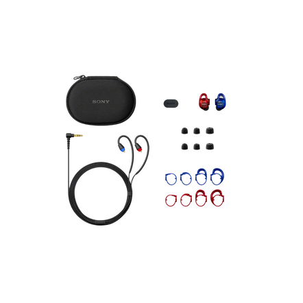 IER-M500 In-Ear Stage Monitor Earphones (Red&Blue), , hi-res