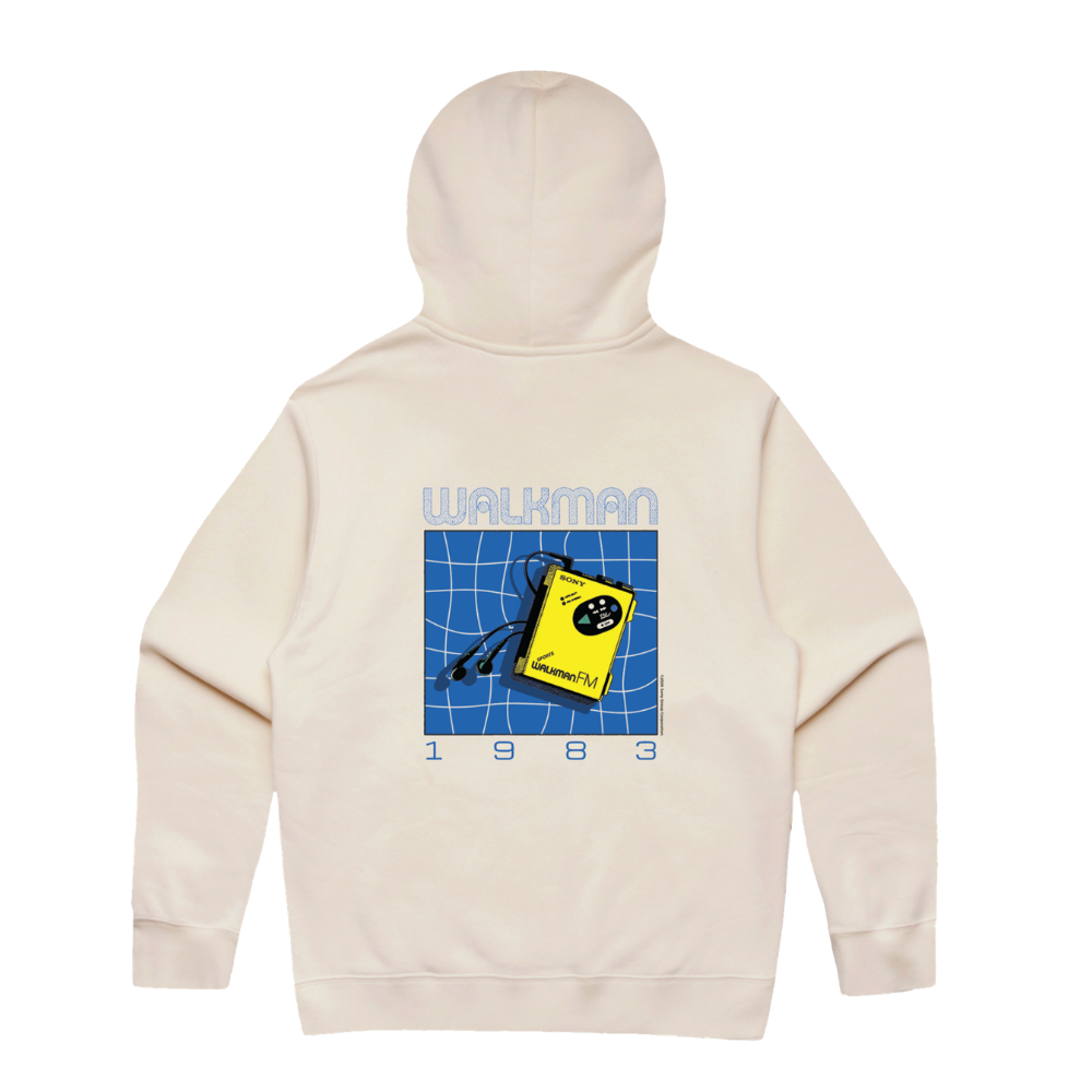 WM-F5 WALKMAN HOODIE ECRU (LARGE), , product-image