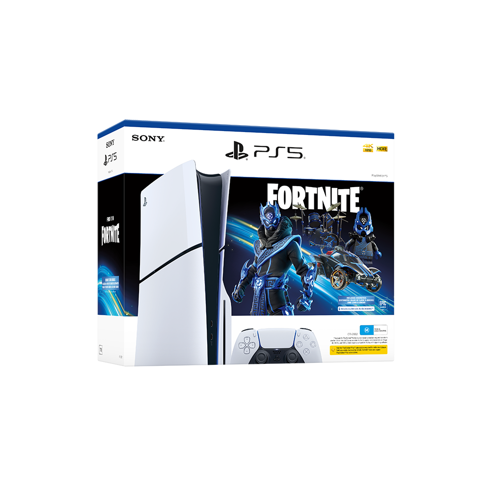 PlayStation 5 Console (Slim) - Fortnite Cobalt Star Bundle, , product-image