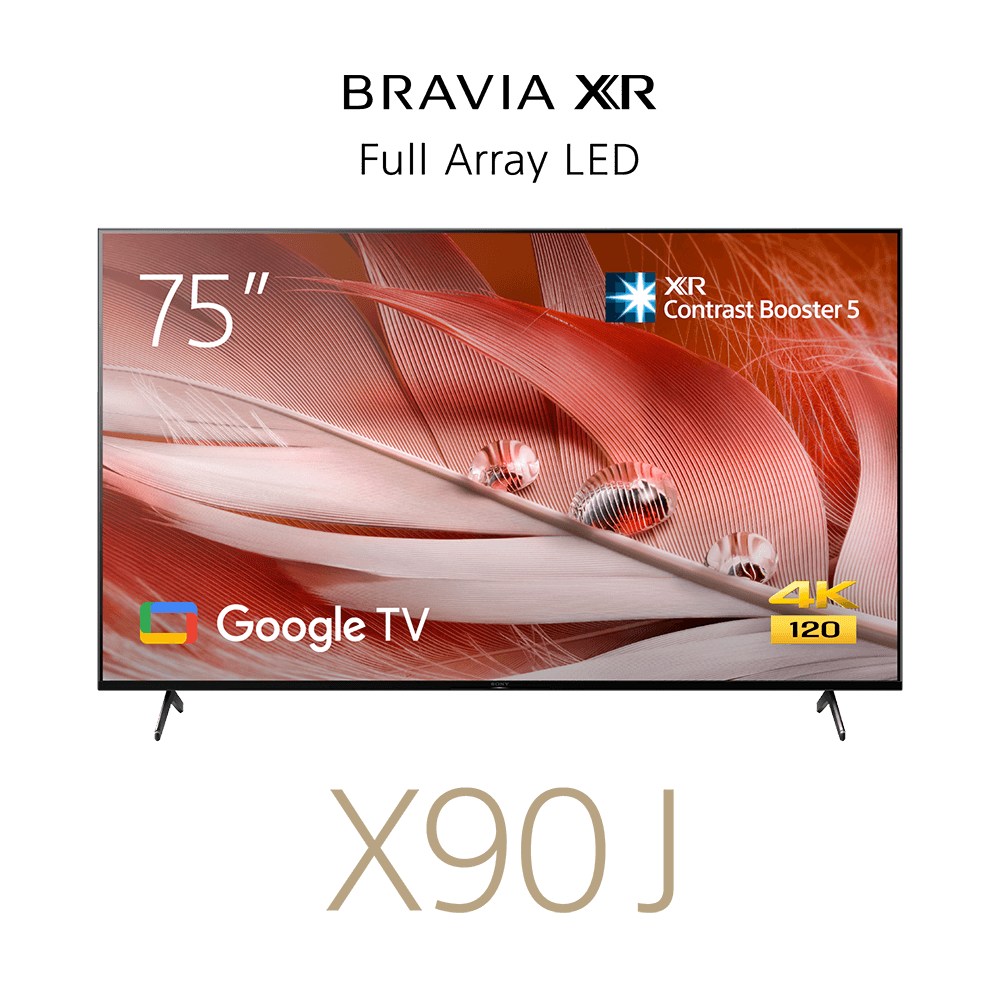 75" X90J | BRAVIA XR | Full Array LED | 4K Ultra HD | High Dynamic Range | Smart TV (Google TV), , product-image