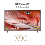 75" X90J | BRAVIA XR | Full Array LED | 4K Ultra HD | High Dynamic Range | Smart TV (Google TV), , hi-res