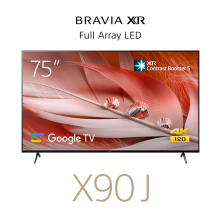 75" X90J | BRAVIA XR | Full Array LED | 4K Ultra HD | High Dynamic Range | Smart TV (Google TV), , hi-res