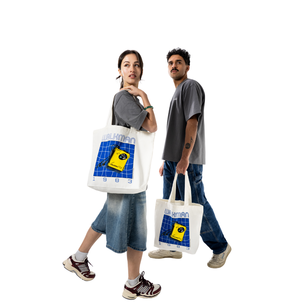 WM-F5 WALKMAN TOTE BAG WHITE, , product-image