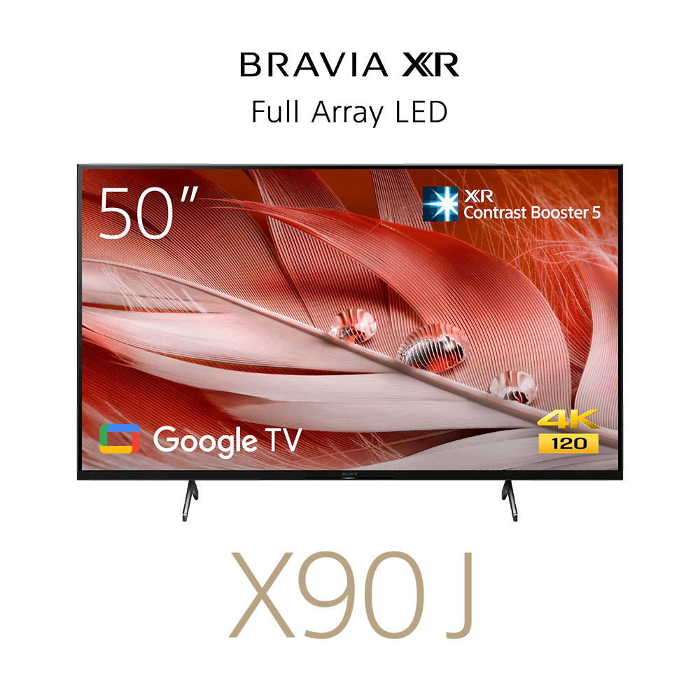 50" X90J | BRAVIA XR | Full Array LED | 4K Ultra HD | High Dynamic Range | Smart TV (Google TV), , product-image