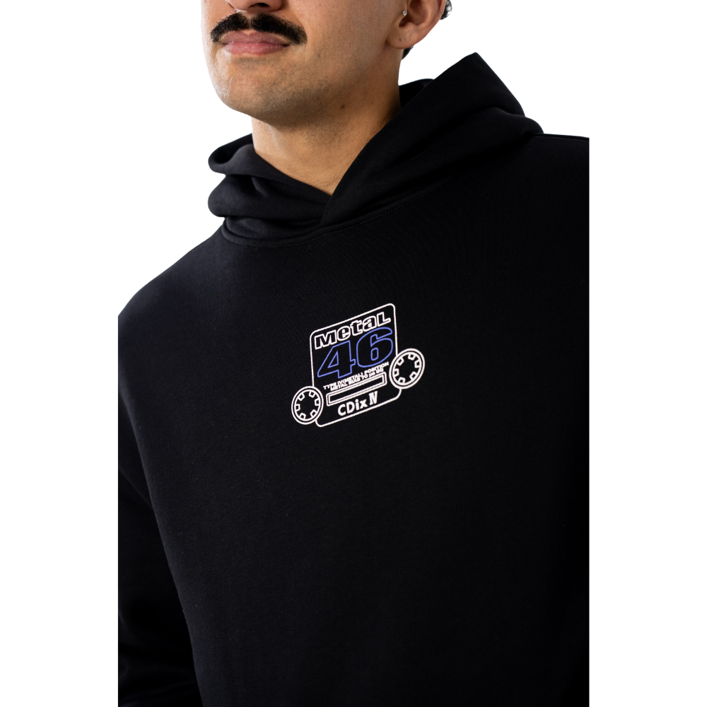 CDIXIV CASSETTE HOODIE BLACK (MEDIUM), , product-image
