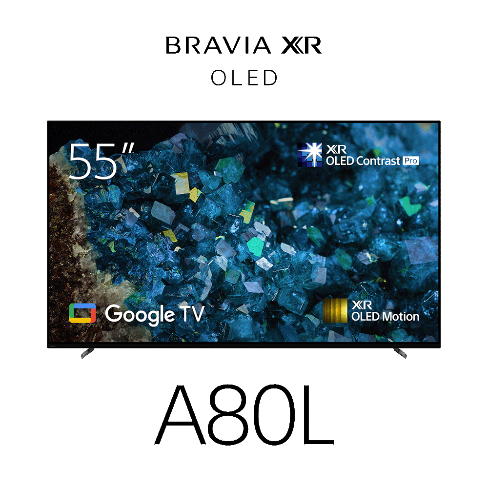 55" A80L | BRAVIA XR | OLED | 4K Ultra HD | High Dynamic Range (HDR) | Smart TV (Google TV), , product-image