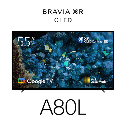 55" A80L | BRAVIA XR | OLED | 4K Ultra HD | High Dynamic Range (HDR) | Smart TV (Google TV), , hi-res