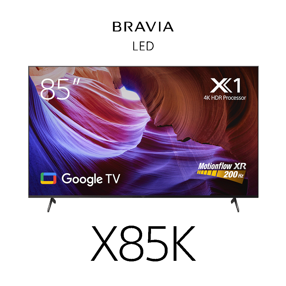 85" X85K | 4K Ultra HD | High Dynamic Range (HDR) | Smart TV (Google TV), , product-image
