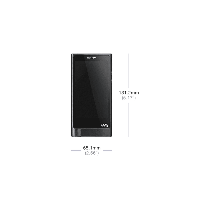 X Series High-Resolution Audio Player 128GB Walkman (Black), , product-image