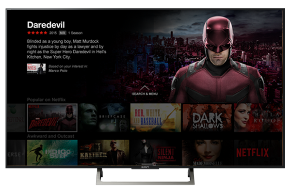 Netflix Sony TVs